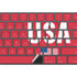 USA Flag Color Block Magic Keyboard with Numeric Keypad Skin