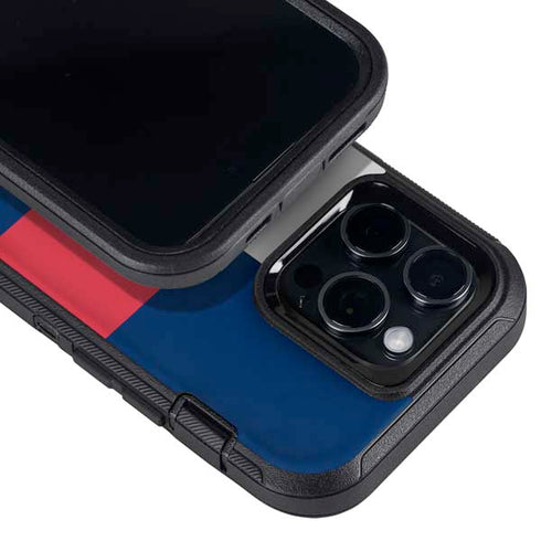 USA Flag Color Block Otterbox Defender iPhone Skin