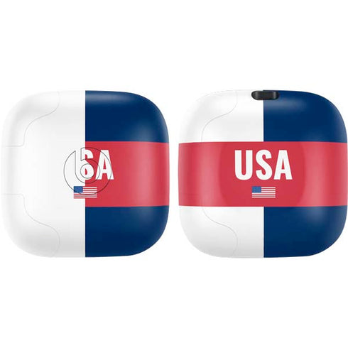 USA Flag Color Block PowerBeats Pro Skin