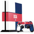 USA Flag Color Block PS4 Console and Controller Bundle Skin