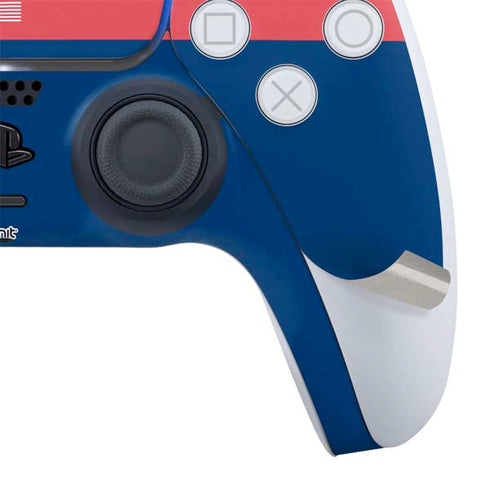 USA Flag Color Block PS5 Controller Skin