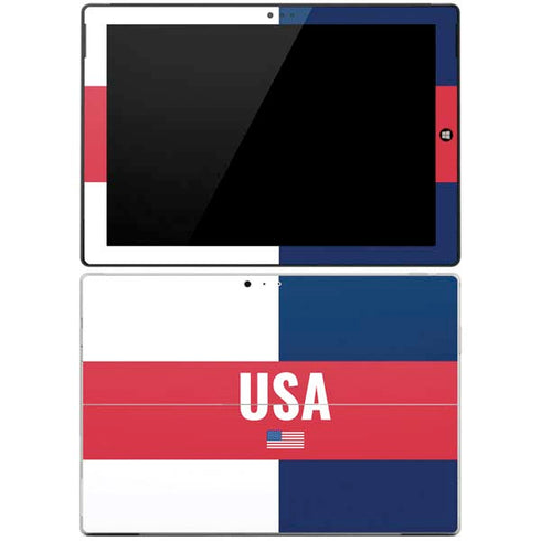 USA Flag Color Block Surface Pro 3 Skin
