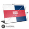 USA Flag Color Block Universal Laptop 12in (9.8 x 6.8in) Skin