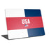 USA Flag Color Block Universal Laptop 16in (13 x 9.4in) Skin