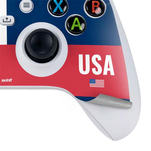USA Flag Color Block Xbox Series S Skins