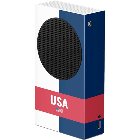 USA Flag Color Block Xbox Series S Console Skin
