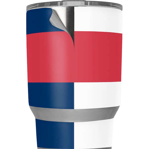 USA Flag Color Block Yeti 20oz Tumbler Skin