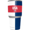 USA Flag Color Block Yeti 30oz Rambler Tumbler Skin