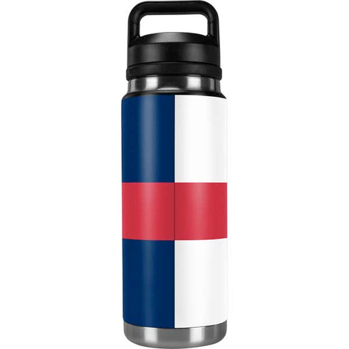 USA Flag Color Block YETI Rambler 26oz Bottle Skin