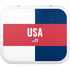 USA Flag Color Block YETI Roadie 24 Hard Cooler Skin