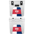 USA Flag Color Block YETI Roadie 24 Hard Cooler Skin