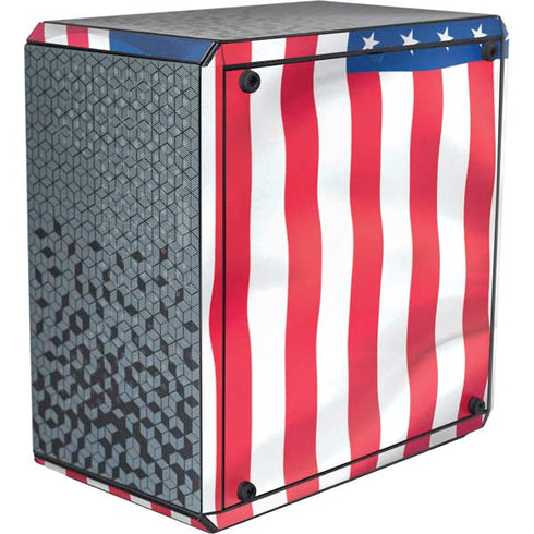 USA Flag American Flag Cooler Master MasterBox Q300L Mini Tower Skin