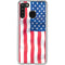 USA Flag American Flag Galaxy A21 Clear Case