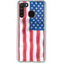 USA Flag American Flag Galaxy A21 Clear Case
