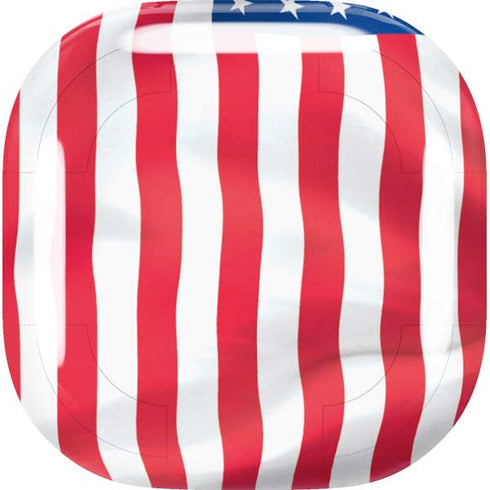 USA Flag American Flag Galaxy Buds Live Skin