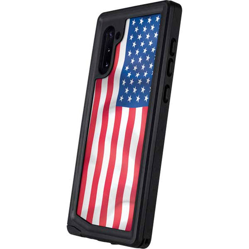 USA Flag American Flag Galaxy Note 10 Waterproof Case