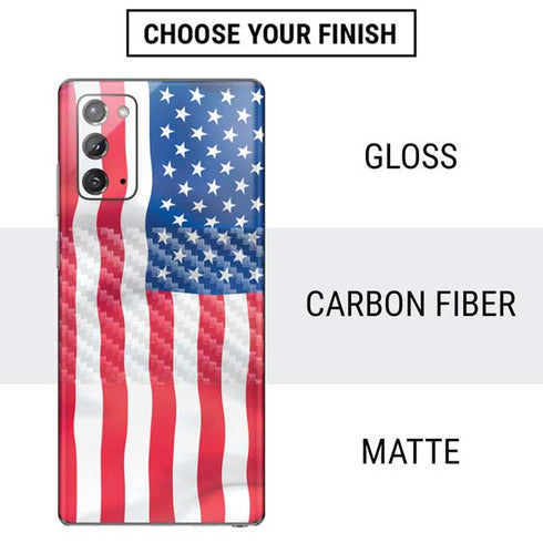 USA Flag American Flag Galaxy Note20 5G Skin