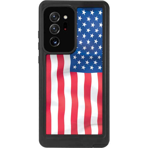 USA Flag American Flag Galaxy Note20 Ultra 5G Waterproof Case