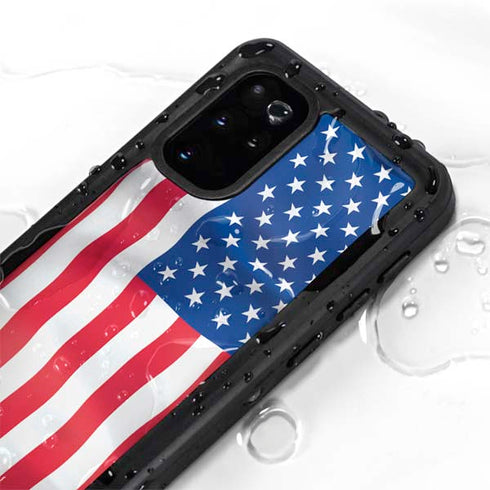 USA Flag American Flag Galaxy S20 Plus Waterproof Case