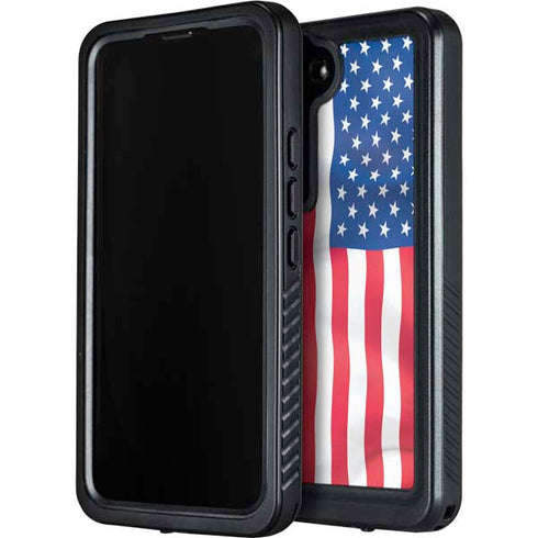 USA Flag American Flag Galaxy S23 Waterproof Case