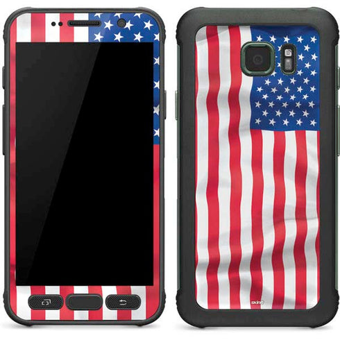 USA Flag American Flag Galaxy S7 Active Skin