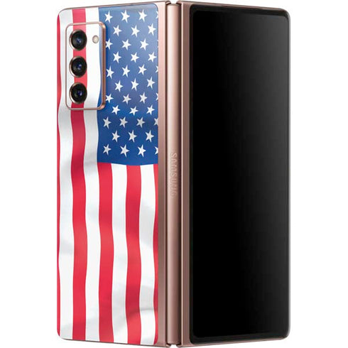 USA Flag American Flag Galaxy Z Fold2 5G Skin