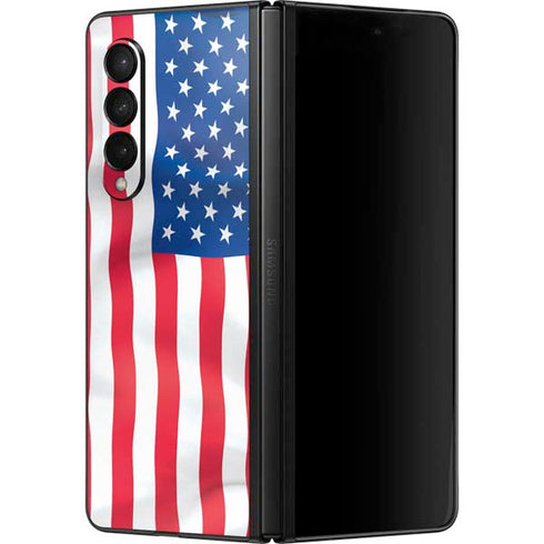 USA Flag American Flag Galaxy Z Fold3 5G Skin