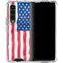 USA Flag American Flag Galaxy Z Fold4 5G Clear Case