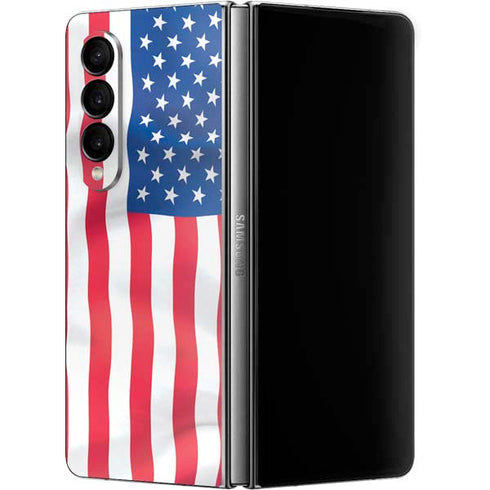 USA Flag American Flag Galaxy Z Fold4 5G Skin