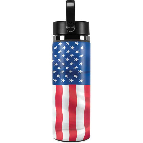 USA Flag American Flag Hydro Flask 20oz Wide Mouth Skin