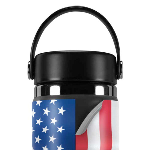 USA Flag American Flag Hydro Flask 20oz Wide Mouth Skin