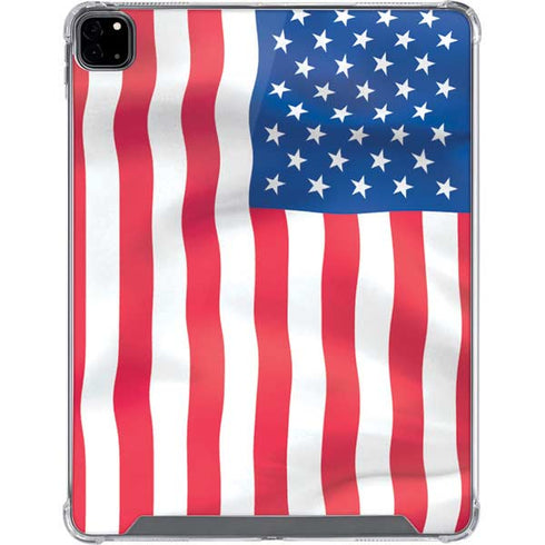 USA Flag American Flag iPad Pro 12.9in (2020) Clear Case