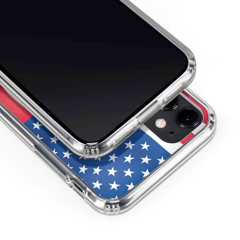 USA Flag iPhone 11 Clear Case