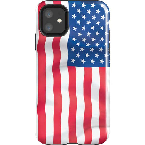 USA Flag American Flag iPhone 11 Impact Case