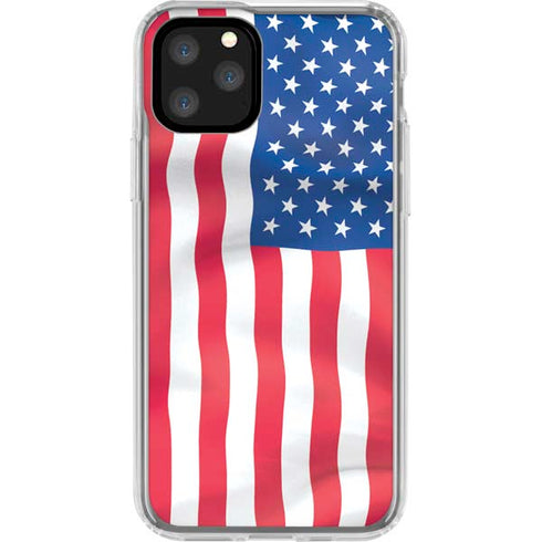 USA Flag iPhone 11 Pro Clear Case