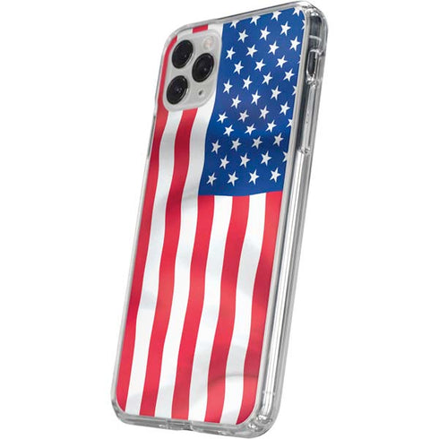 USA Flag iPhone 11 Pro Clear Case
