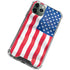 USA Flag iPhone 11 Pro Max Clear Case