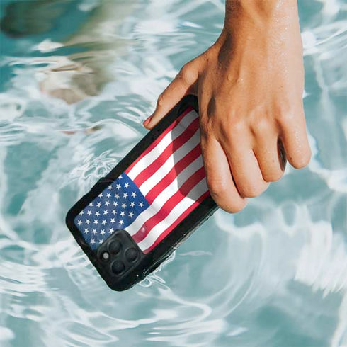 USA Flag American Flag iPhone 11 Pro Waterproof Case