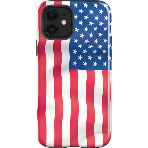 USA Flag American Flag iPhone 12 Impact Case