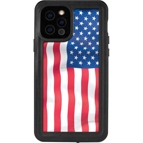 USA Flag American Flag iPhone 12 Pro Waterproof Case