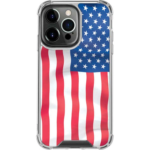 USA Flag American Flag iPhone 13 Pro Clear Case