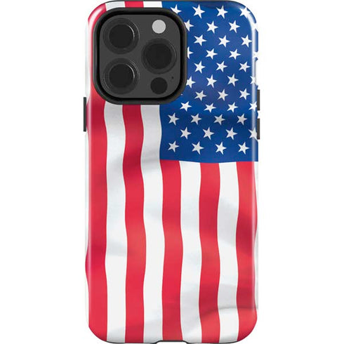 USA Flag American Flag iPhone 13 Pro Impact Case