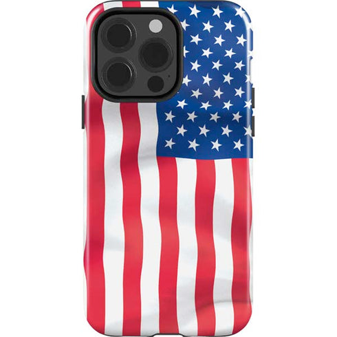 USA Flag American Flag iPhone 14 Pro Impact Case