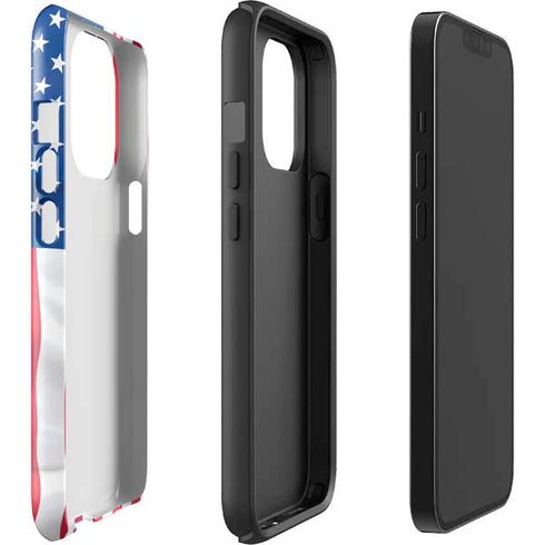 USA Flag American Flag iPhone 14 Pro Impact Case