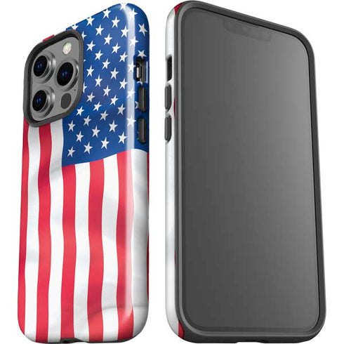 USA Flag American Flag iPhone 14 Pro Impact Case