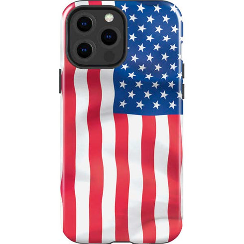 USA Flag iPhone 15 Pro Max Impact Case