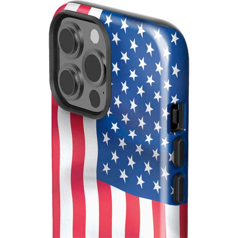 USA Flag iPhone 15 Pro Max Impact Case