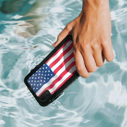 USA Flag American Flag iPhone XR Waterproof Case