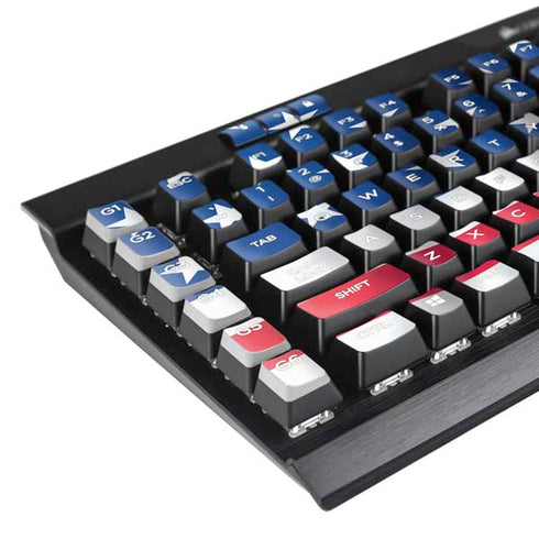 USA Flag American Flag K95 RGB PLATINUM Mechanical Gaming Keyboard Skin