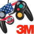 USA Flag American Flag Nintendo GameCube Controller Skin